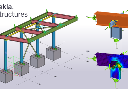 آموزش نرم افزار تکلا استراکچر به روش فولادی